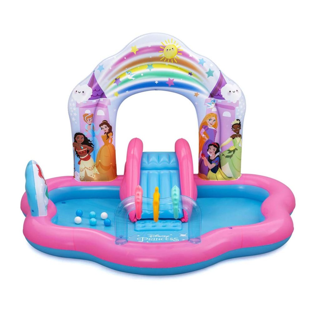 Bestway 9103Y Disney Plac zabaw ze zjeżdżalnią Księżniczki 2.21m x 1.93m x 1.40m