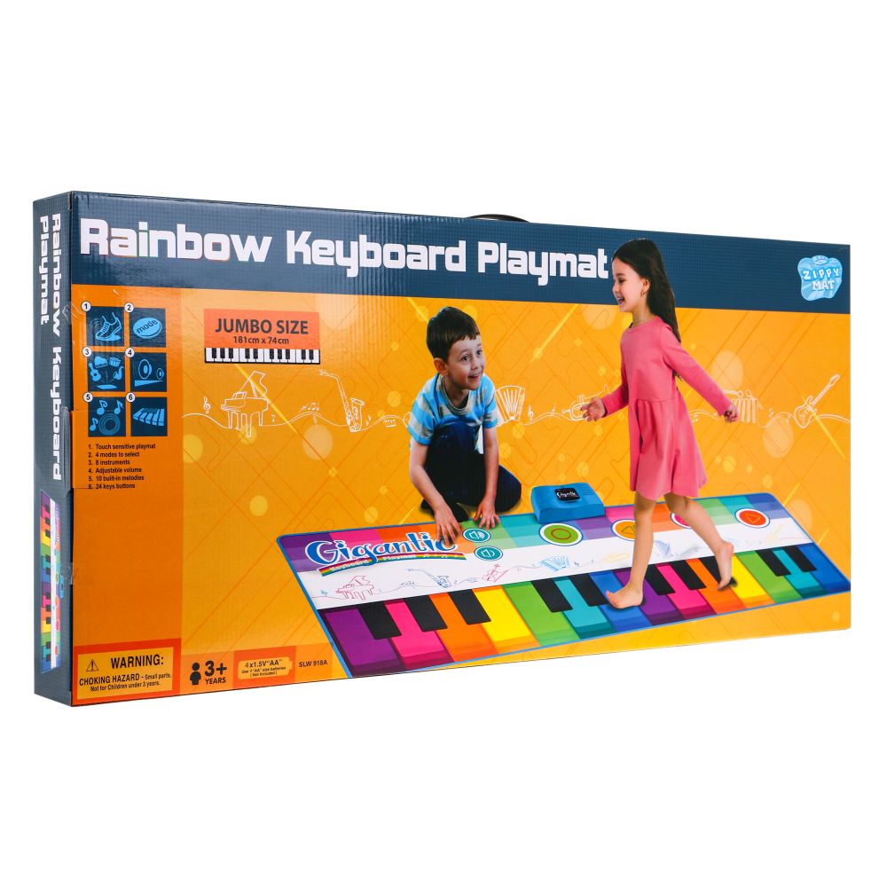 Duża Mata Muzyczna Super Kolorowy Keyboard