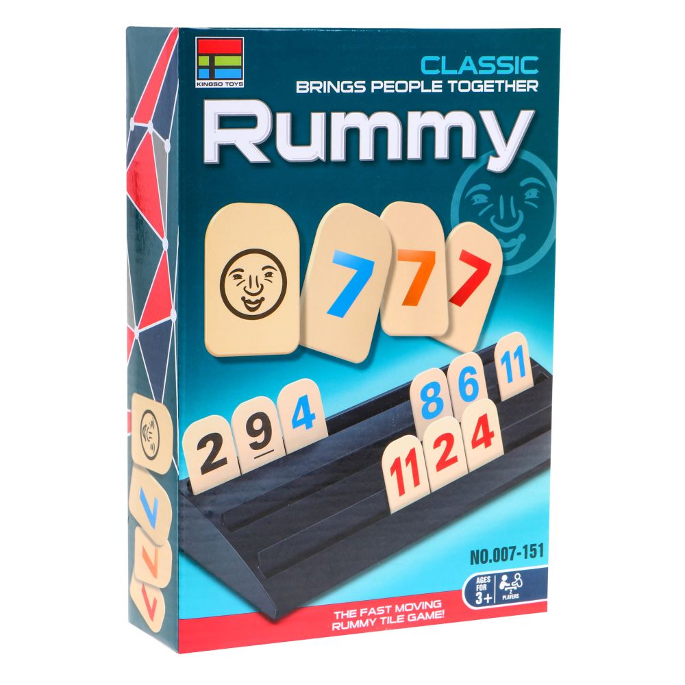 Logiczna gra liczbowa Rummy dla dzieci dorosłych Rodzinna rozrywka + Nauka matematyki