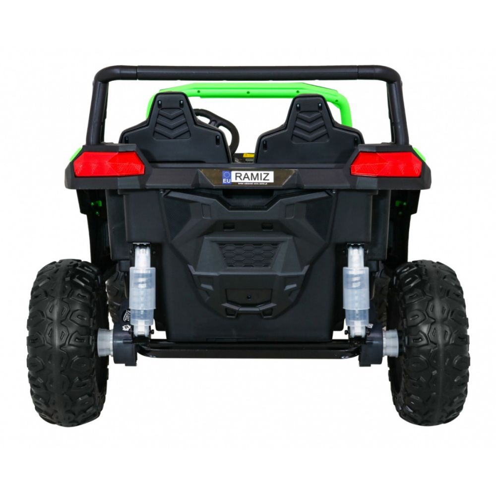 Buggy ATV Racing dla 2 dzieci Zielony + Napęd 4x4 + Pilot + Wolny Start + MP3 LED