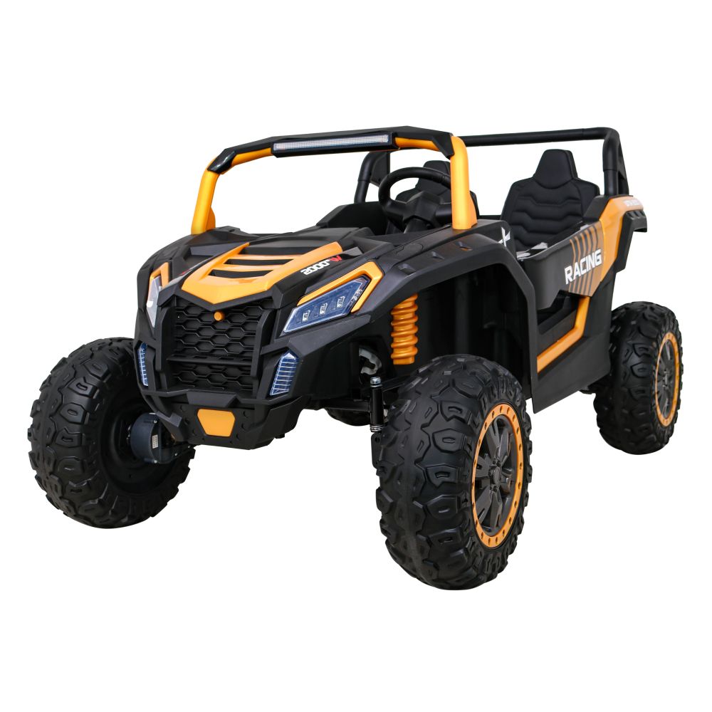 Buggy ATV Racing dla 2 dzieci Złoty + Napęd 4x4 + Pilot + Wolny Start + MP3 LED