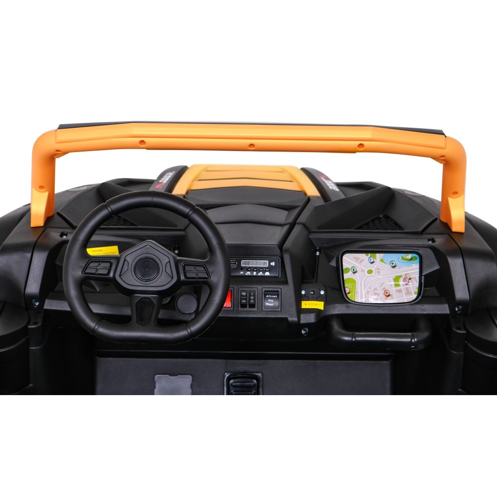 Buggy ATV Racing dla 2 dzieci Złoty + Napęd 4x4 + Pilot + Wolny Start + MP3 LED