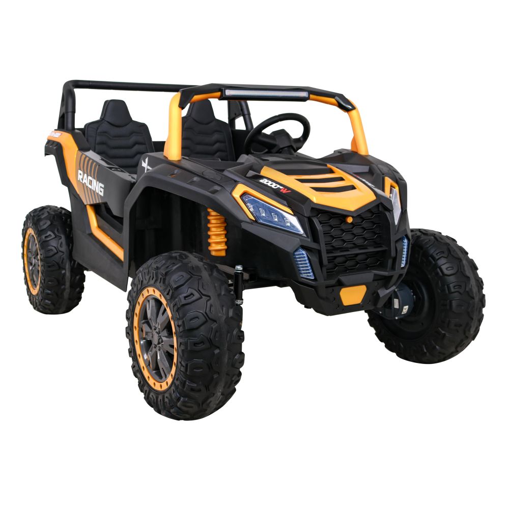 Buggy ATV Racing dla 2 dzieci Złoty + Napęd 4x4 + Pilot + Wolny Start + MP3 LED