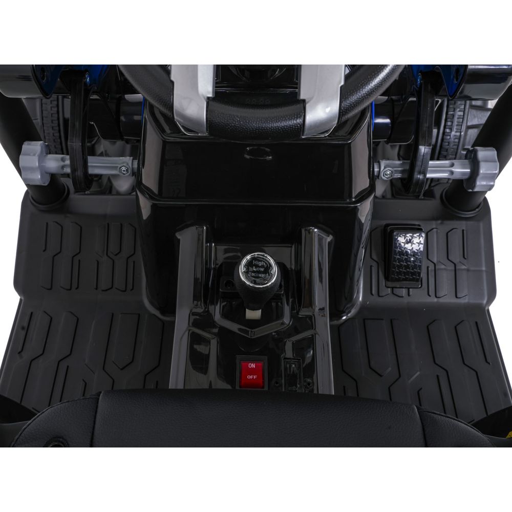 Pojazd MEGA Traktor D68 Z Przyczepką Niebieski