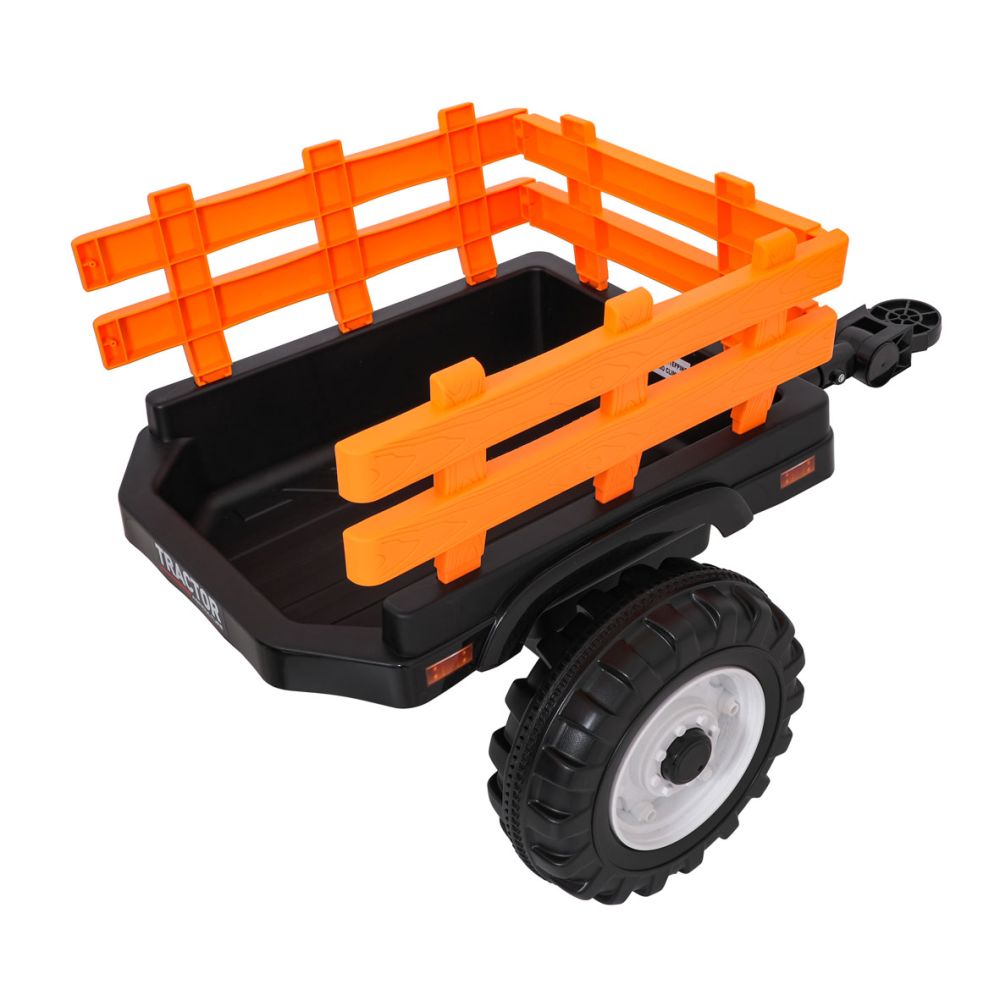 Pojazd MEGA Traktor D68 Z Przyczepką Niebieski