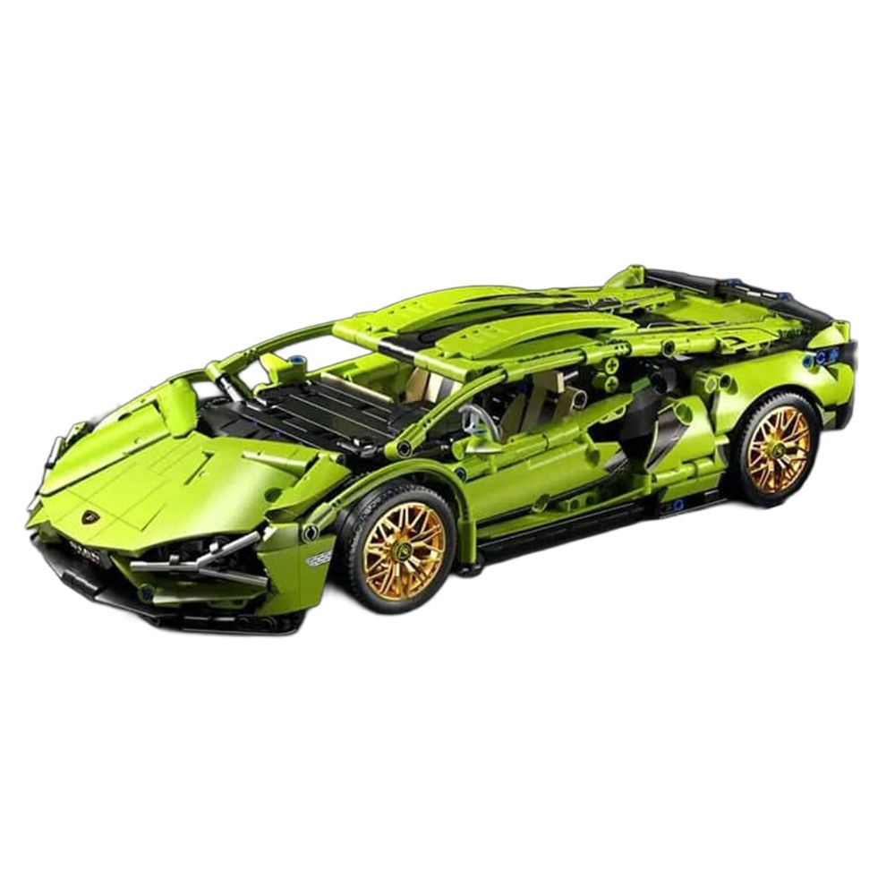 Zestaw Klocków Auto Sportowe Zielone 470el.