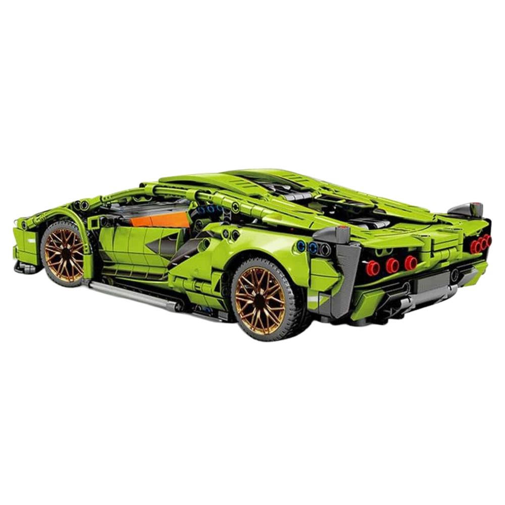Zestaw Klocków Auto Sportowe Zielone 470el.