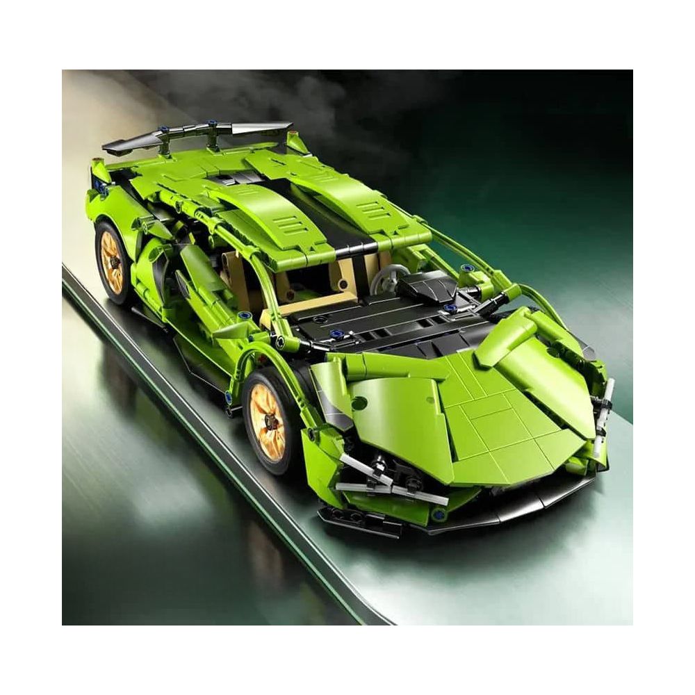 Zestaw Klocków Auto Sportowe Zielone 470el.