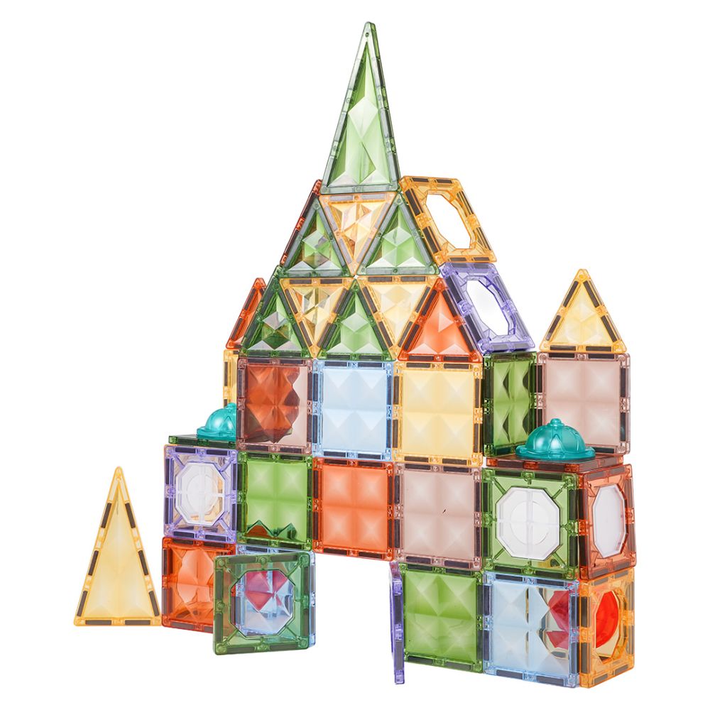 Zestaw Klocków Magnetycznych 3D z Podświetleniem 75el.