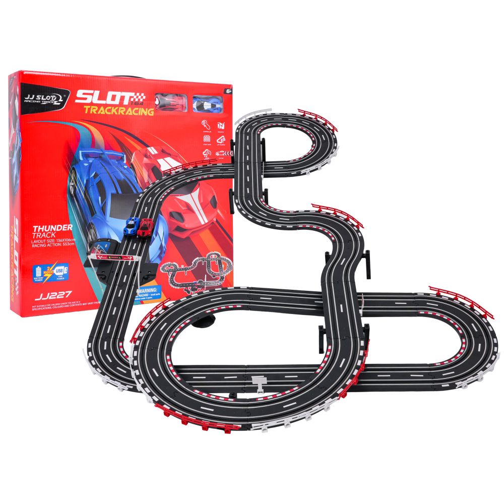 Tor Samochodowy Wyścigowy TRACK SPORT Długość Trasy 553cm