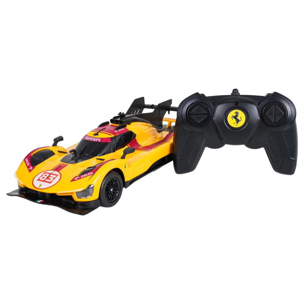 Autko R/C 1:24 Ferrari 499P-N83 Żółte RASTAR