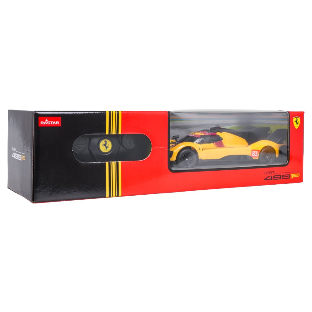 Autko R/C 1:24 Ferrari 499P-N83 Żółte RASTAR