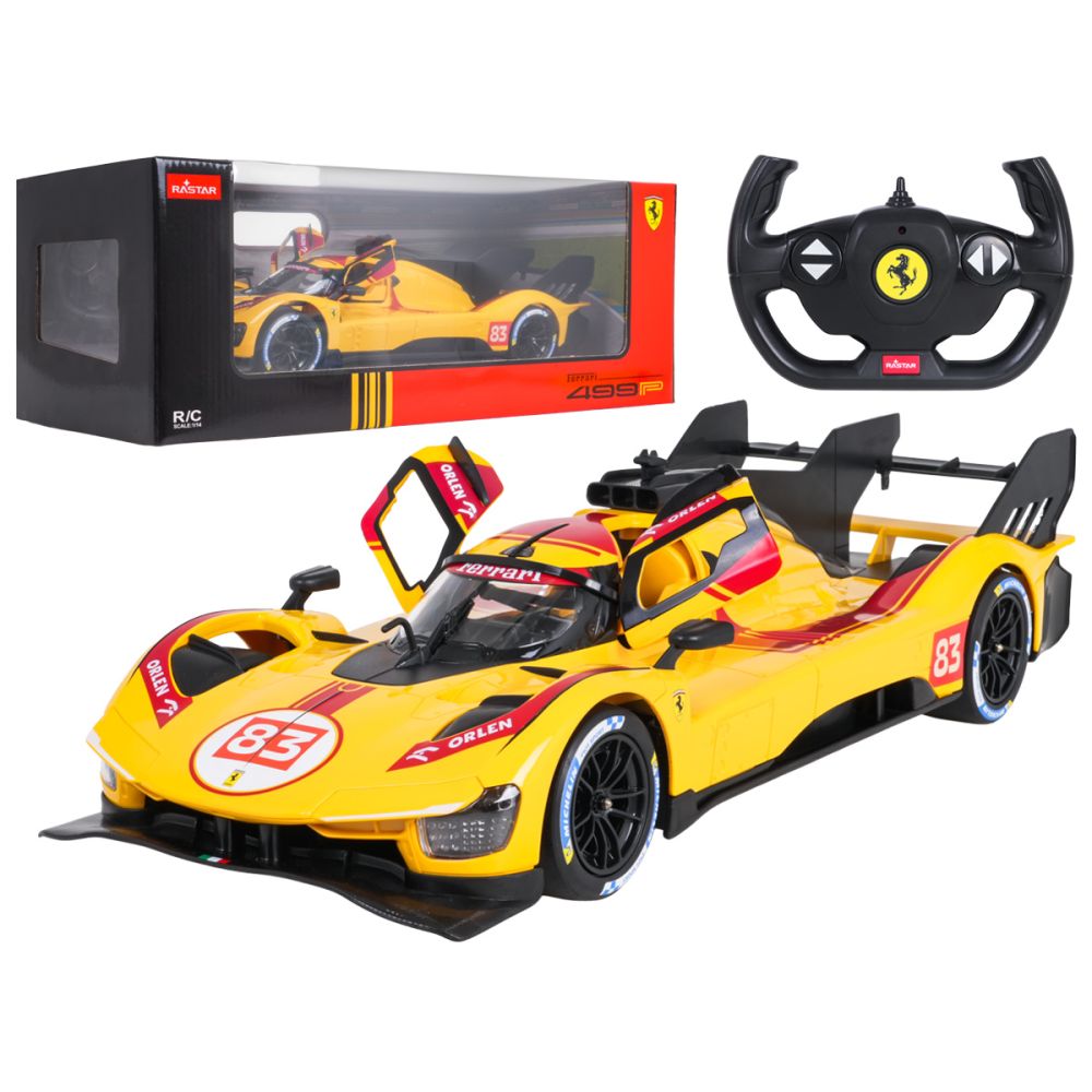 Autko R/C 1:14 Ferrari 499P Żółte RASTAR