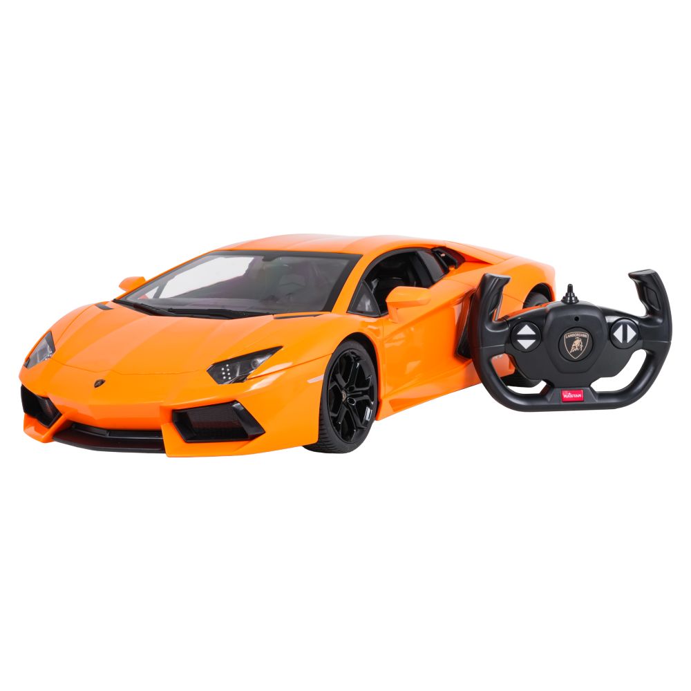 Autko R/C 1:10 Lamborghini Aventador Pomarańczowe RASTAR