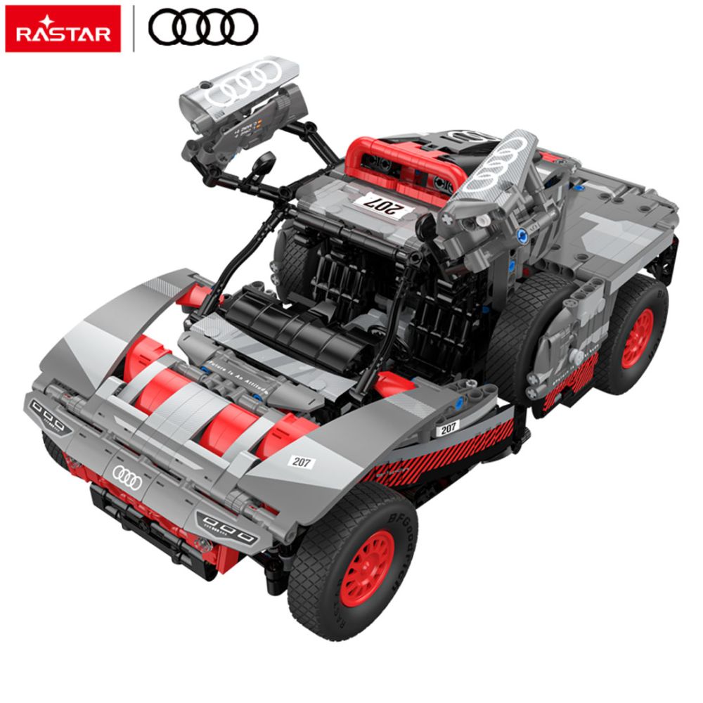 Autko Klocki 1:14 Audi RS Q e-tron Szary RASTAR