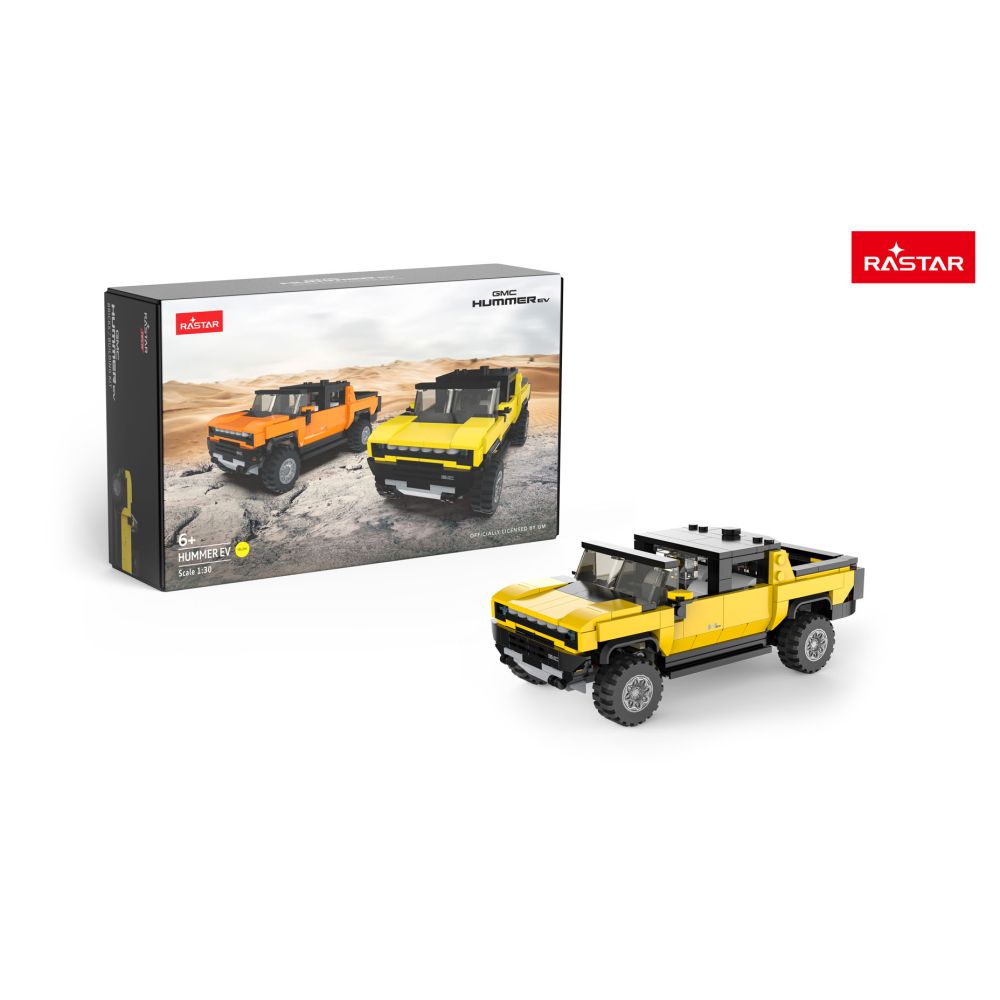 Autko Klocki 1:30 Hummer EV Żółty RASTAR