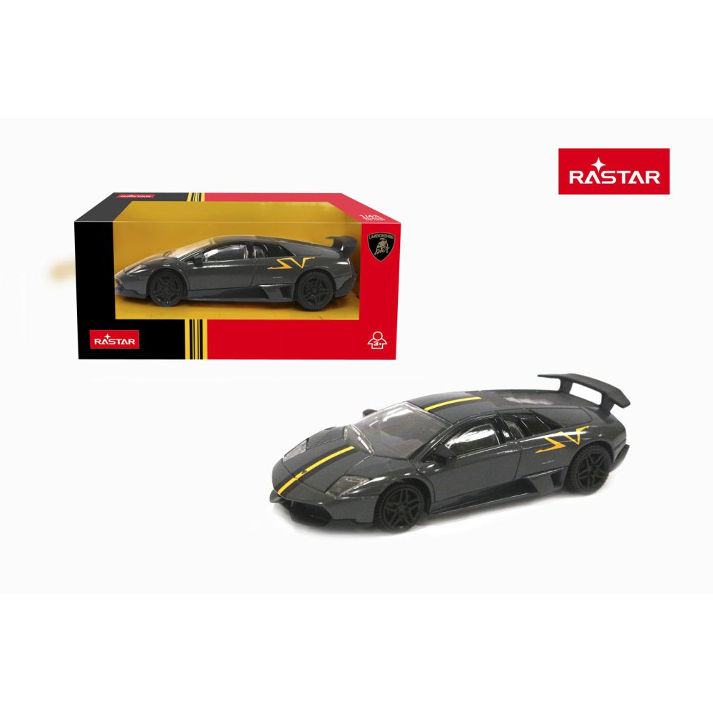 Autko Metalowe 1:43 Murcielago LP 670-4 SV Superveloce Szary RASTAR