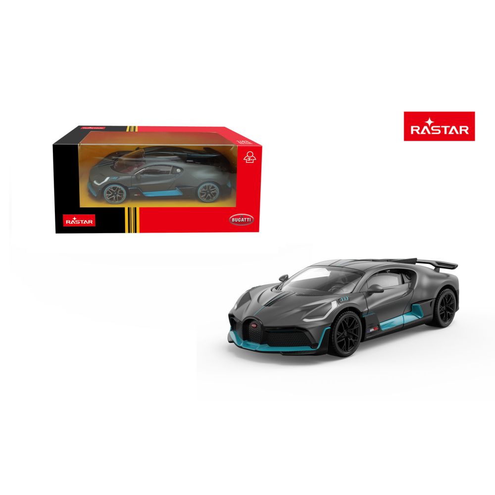 Autko Metalowe 1:43 Bugatti Divo Szary RASTAR