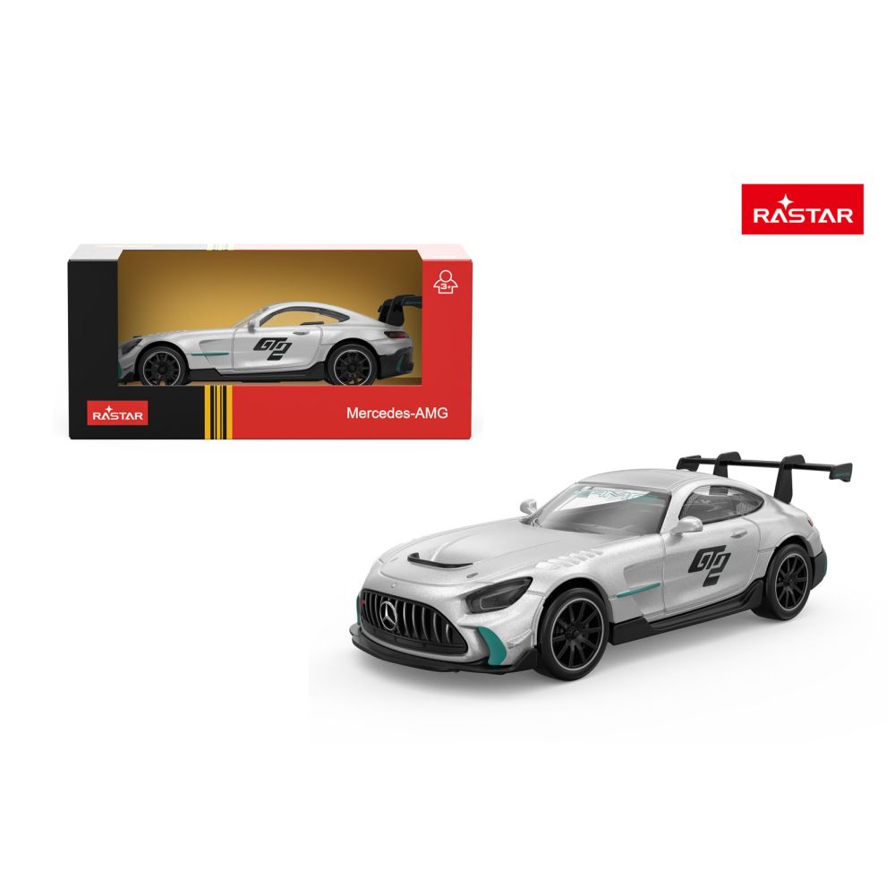 Autko Metalowe 1:43 Mercedes-AMG GT2 Srebrny RASTAR