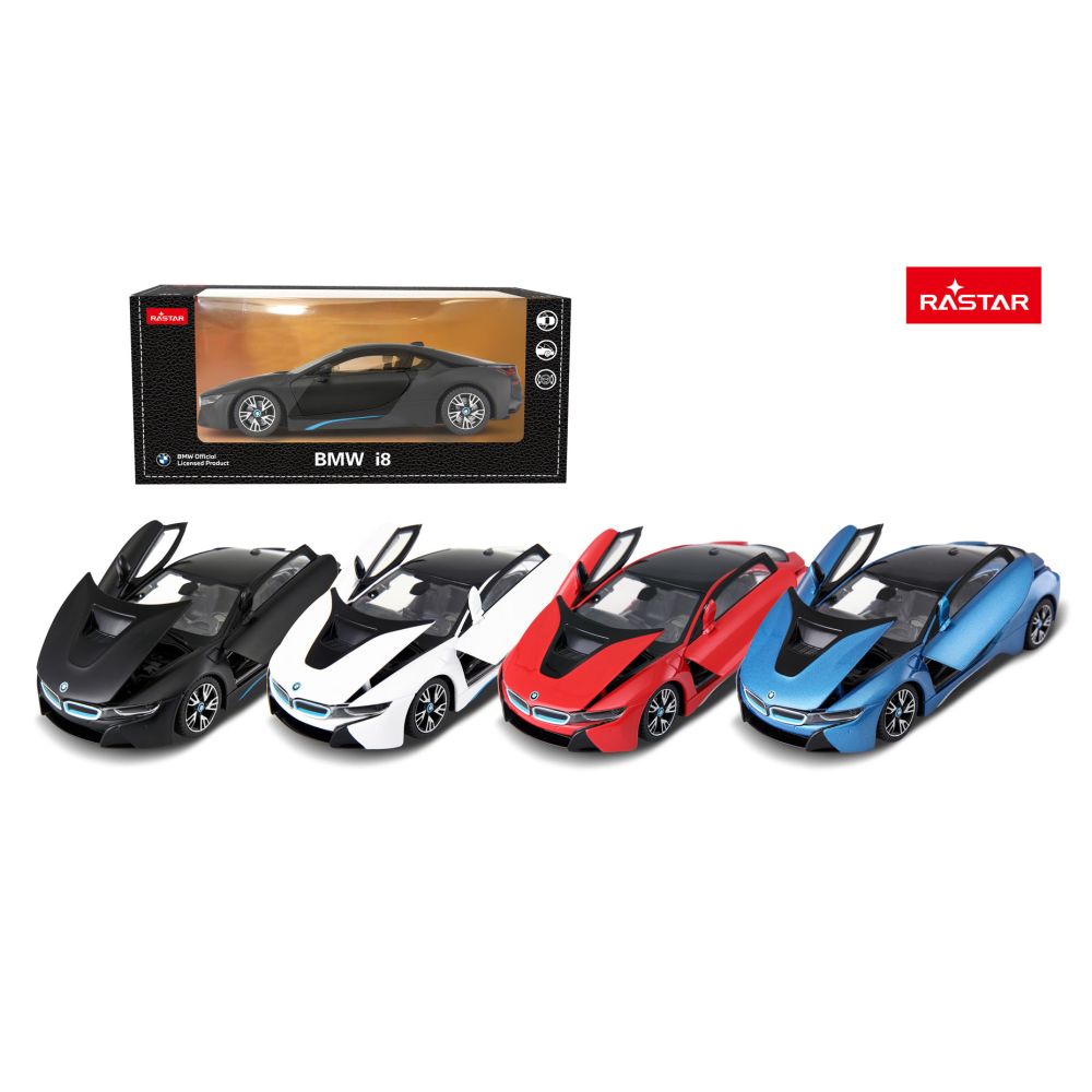Autko Metalowe 1:24 BMW i8 Czerwony RASTAR