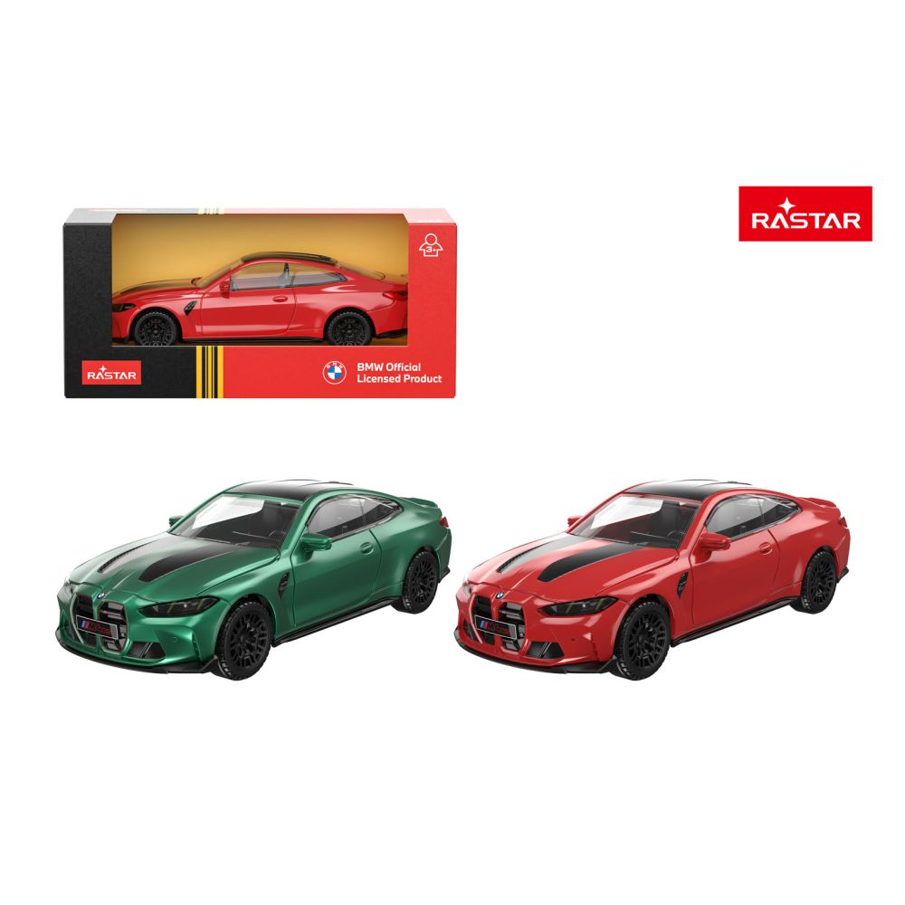 Autko Metalowe 1:43 BMW M4 CS Czerwony RASTAR
