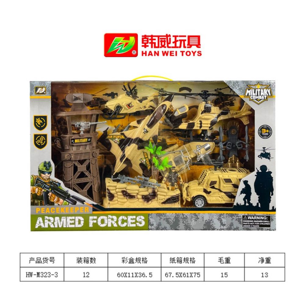 MEGA Zestaw Militarny z Figurkami i Pojazdami