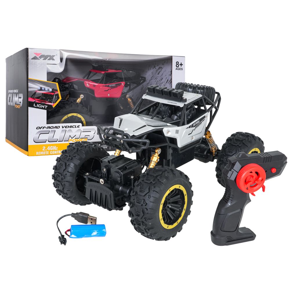 Crawler R/C 1:18 CLIMB POWER Srebrny