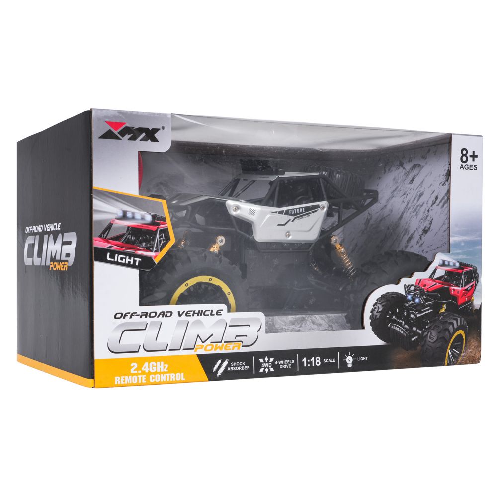 Crawler R/C 1:18 CLIMB POWER Srebrny