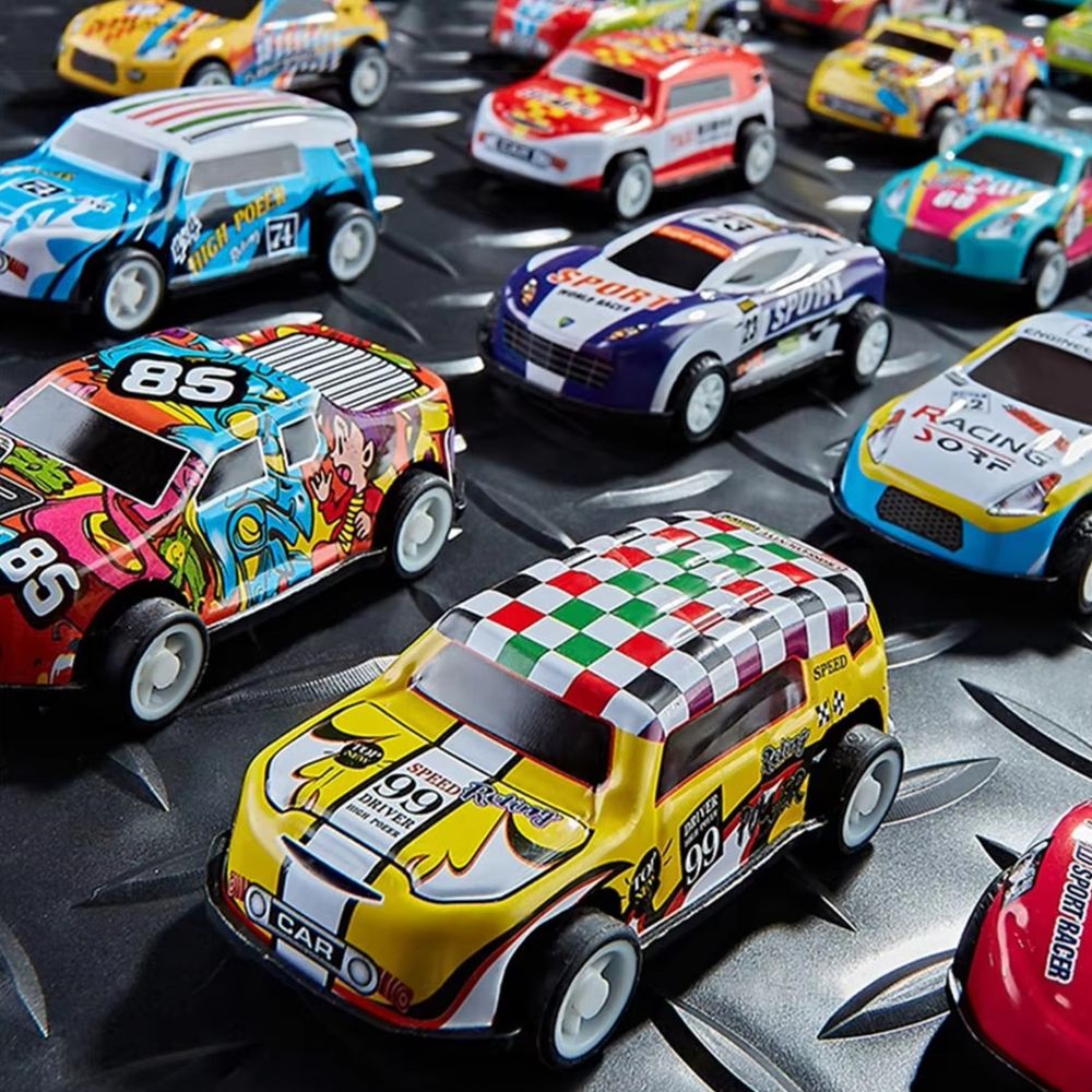 Lenktyninių automobilių rinkinys WOOPIE Cars in a Box, 50 vnt
