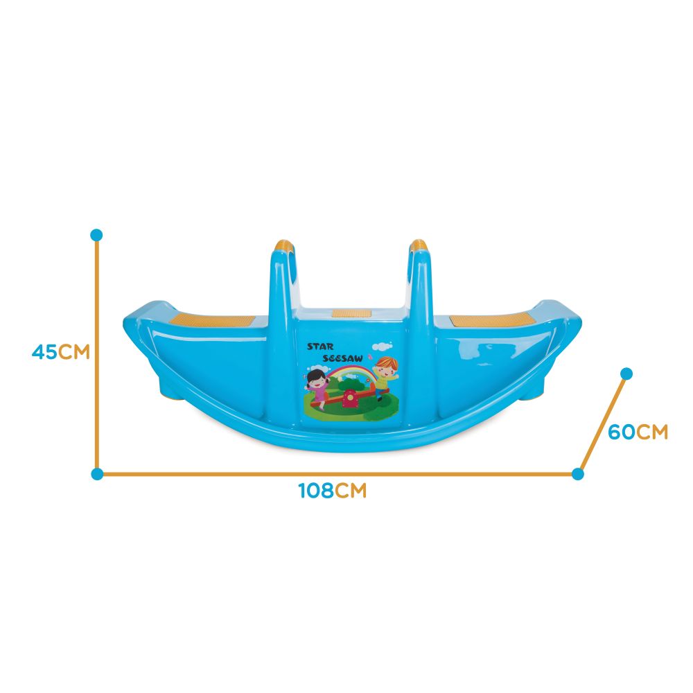 WOOPIE Multi-Person Rocker STAR Balance Swing Blue 
