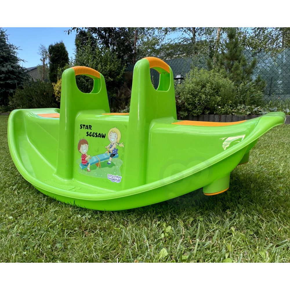 Daugiavietės balansinės sūpynės WOOPIE STAR Balance Swing, žalios sp.