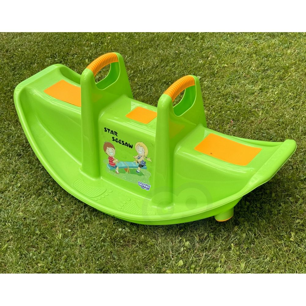 Daugiavietės balansinės sūpynės WOOPIE STAR Balance Swing, žalios sp.