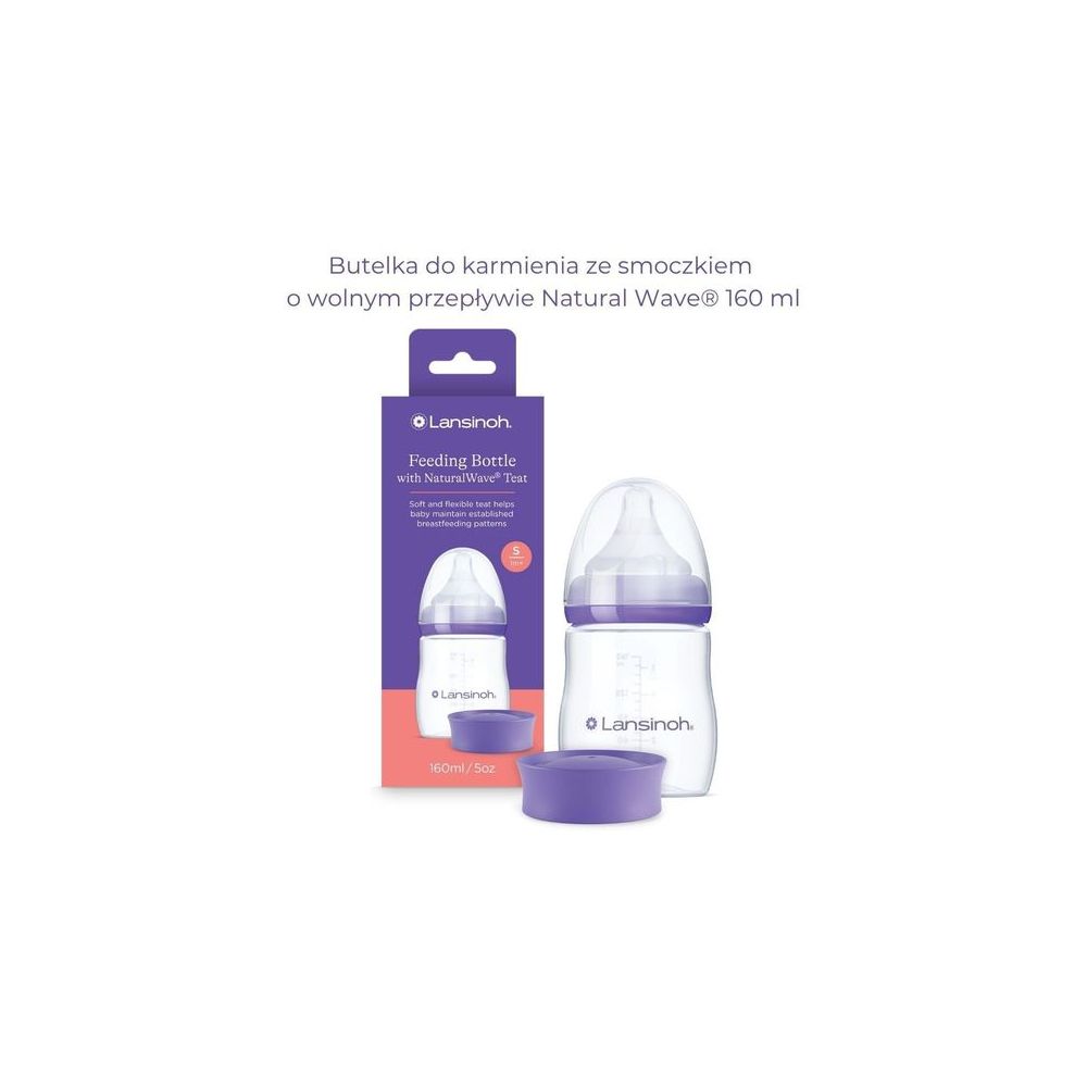 3988 BUTELKA 160ML + SMOCZEK LANSINOH