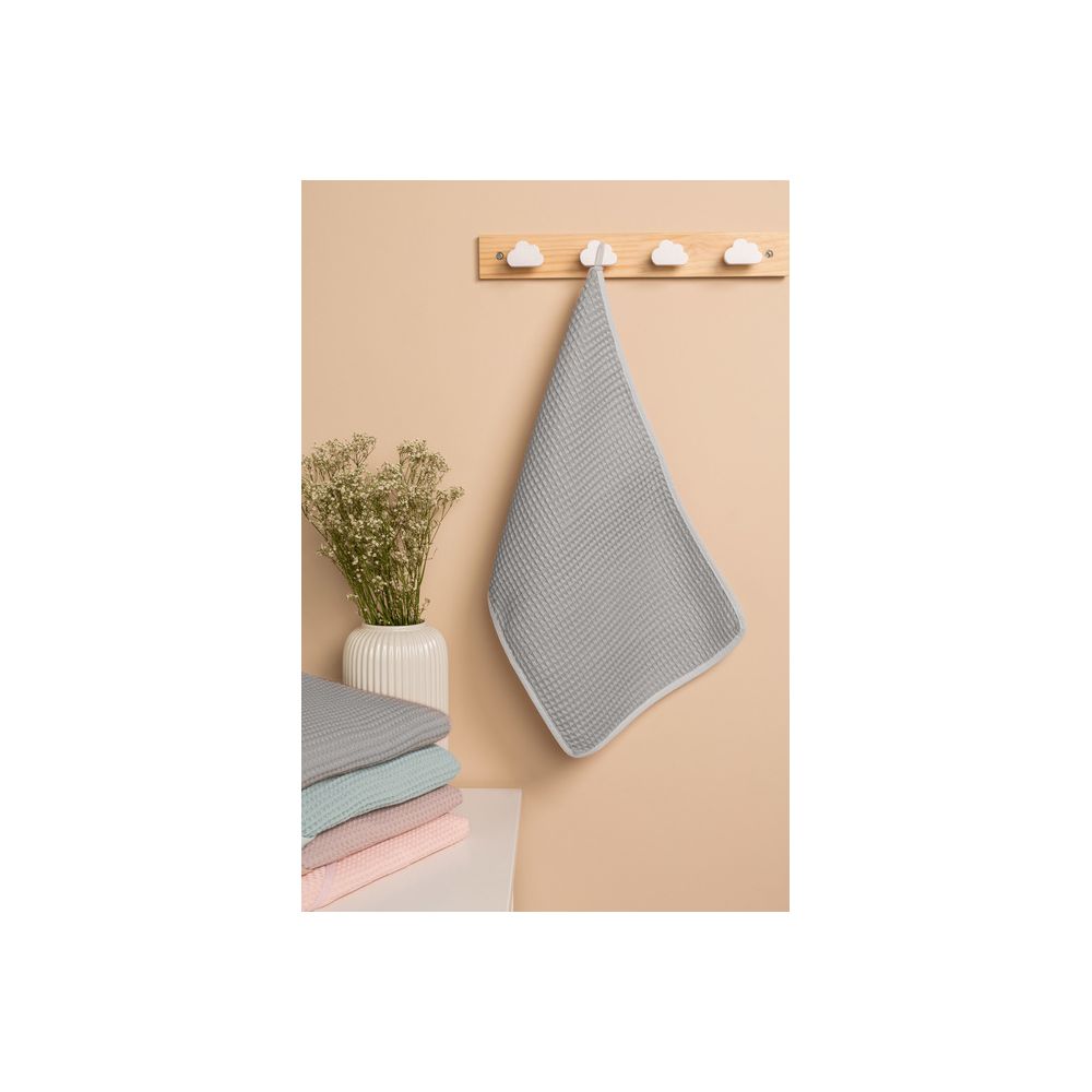 RĘCZNIK DO RĄK WAFEL GREY 30X50