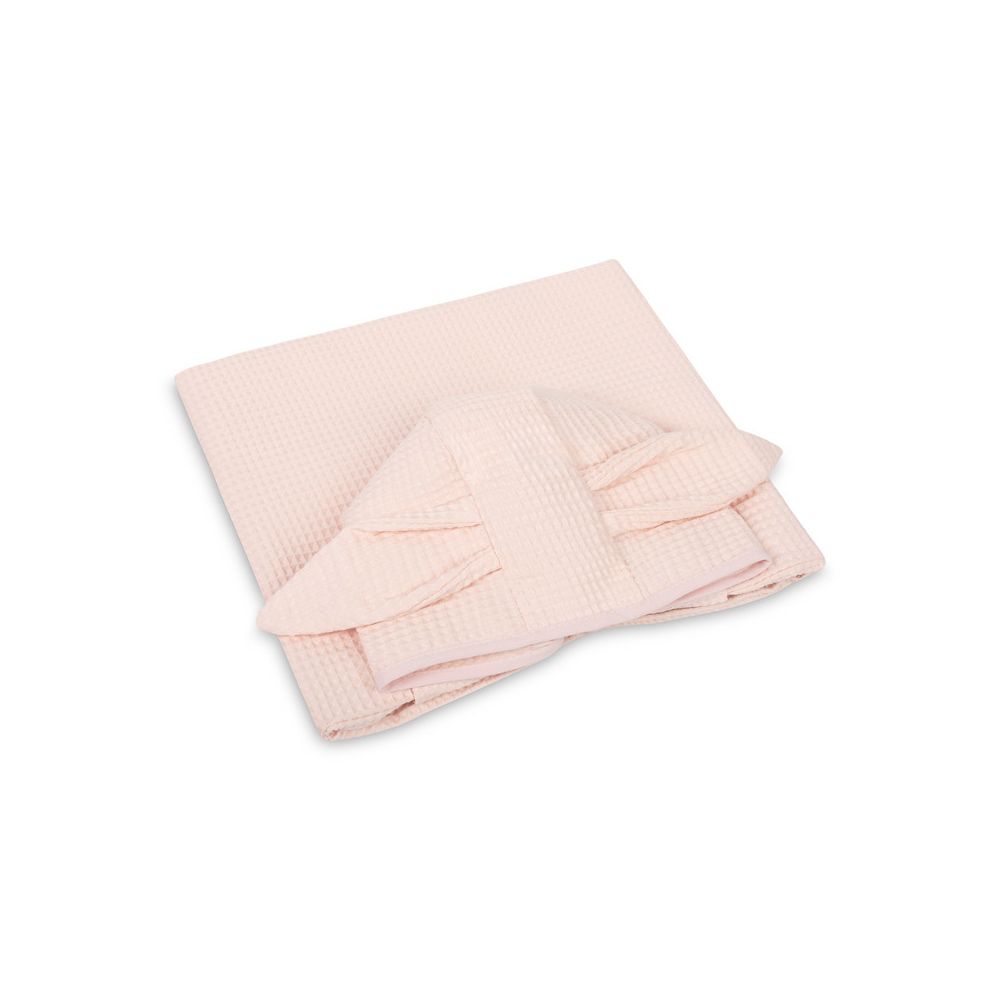 PONCZO KĄPIELOWE WAFEL PINK 70X60