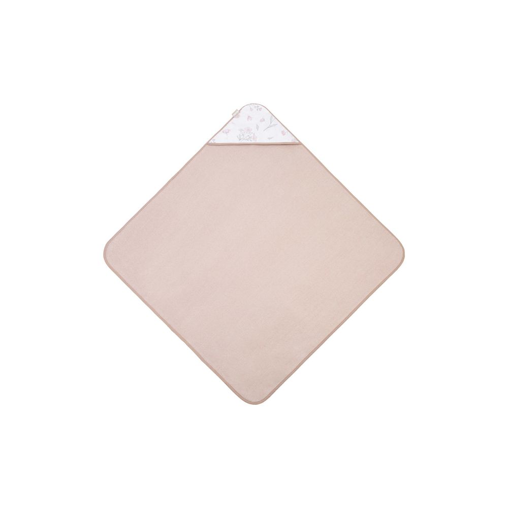 OKRYCIE KĄPIELOWE FROTTE 100X100 LUVI FLORI DUSTY PINK