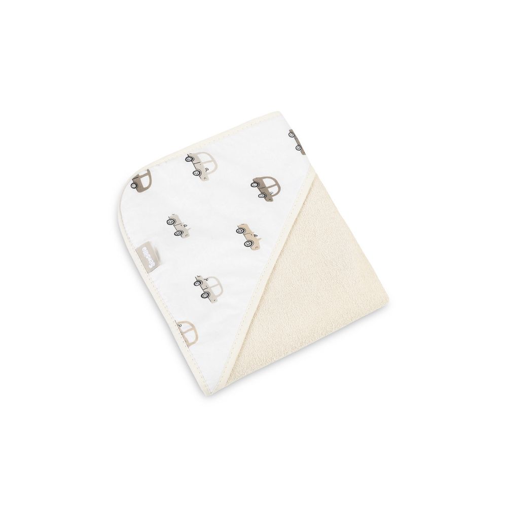 OKRYCIE KĄPIELOWE FROTTE 100X100 LUVI CARS BEIGE