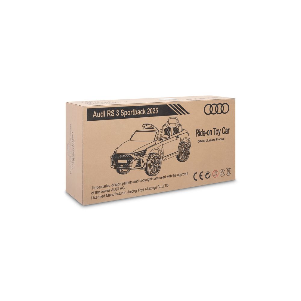 POJAZD AKUMULATOROWY AUDI RS3 RED