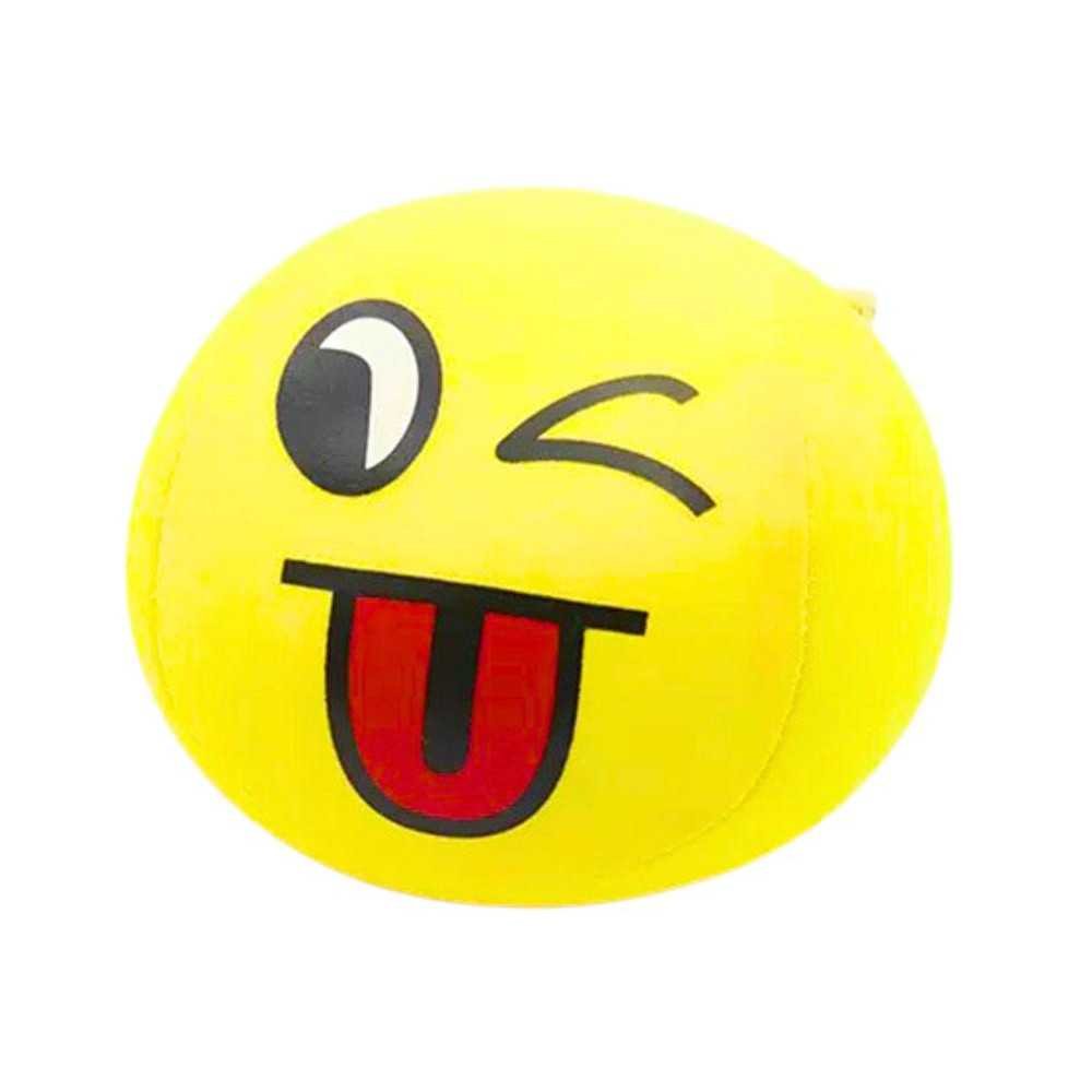Minkštas kamuolys Smiley Emoji kamuolys geltonas 9cm-Žaislai, Lauko žaislai, Lauko žaidimai ir sporto prekės, Kamuoliai-e-vaikas