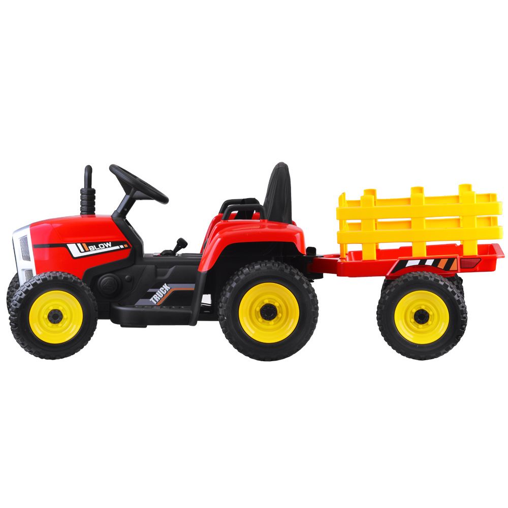 Traktor z przyczepą na akumulator + pilot PA0242