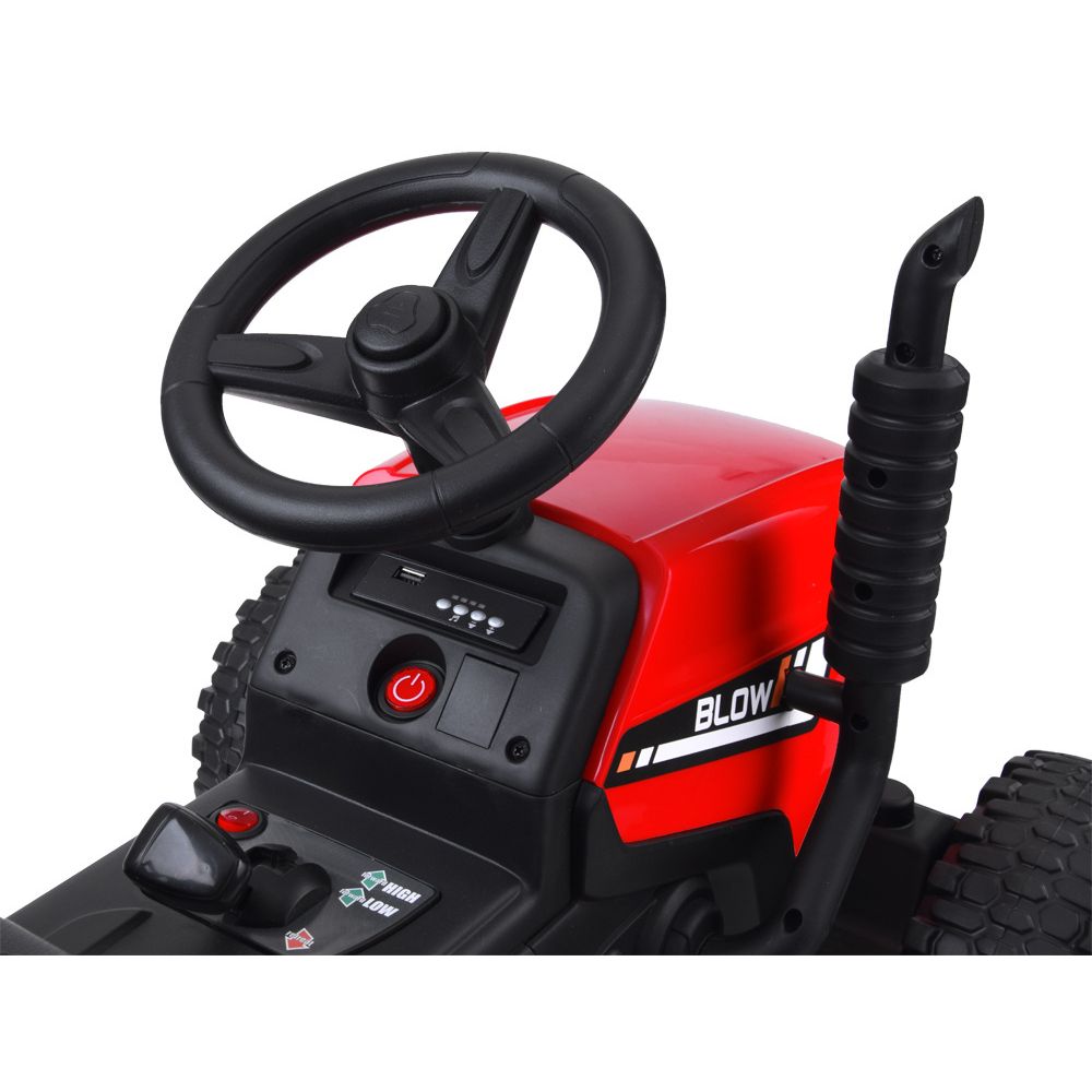 Traktor z przyczepą na akumulator + pilot PA0242