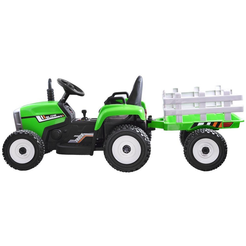 Traktor z przyczepą na akumulator + pilot PA0242