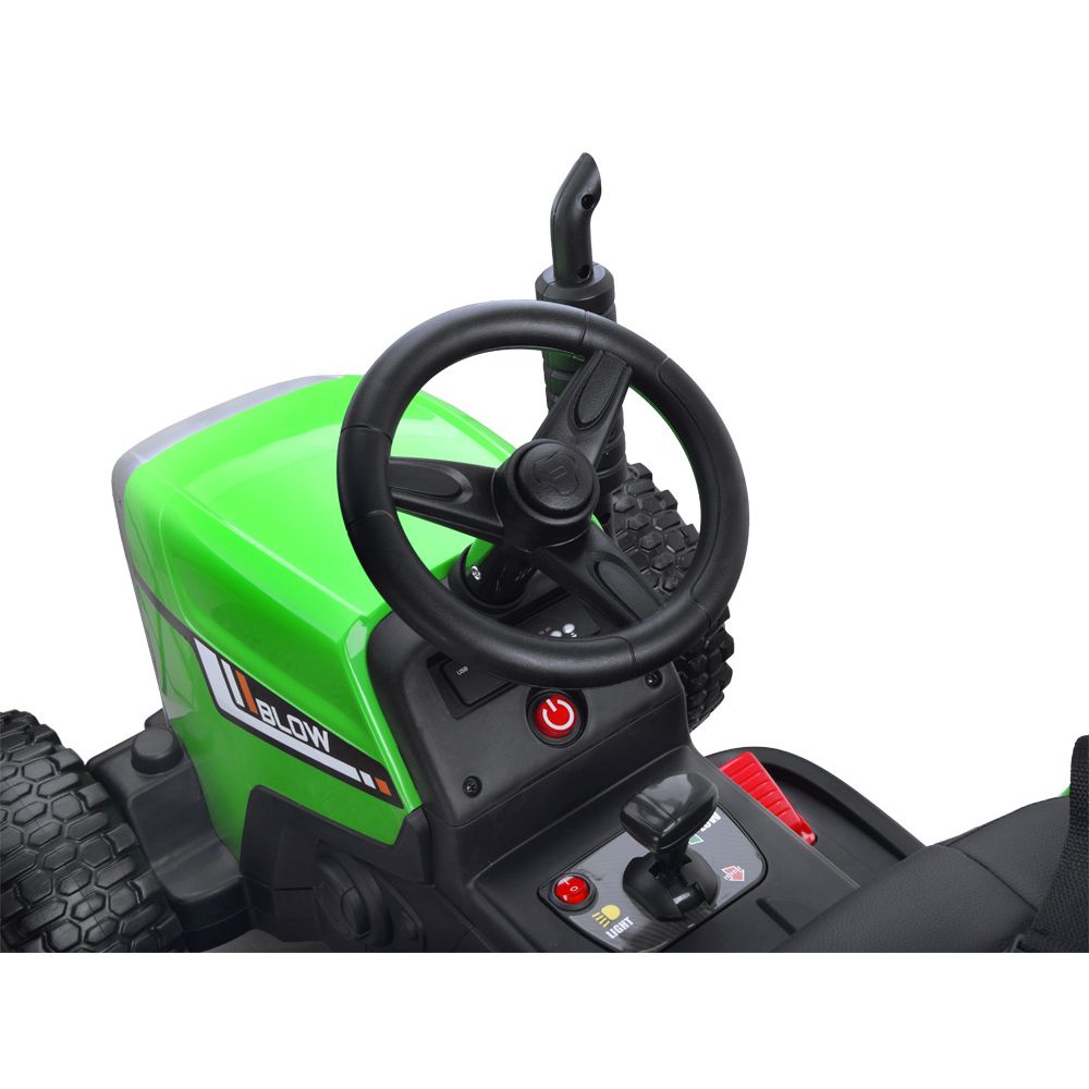 Traktor z przyczepą na akumulator + pilot PA0242