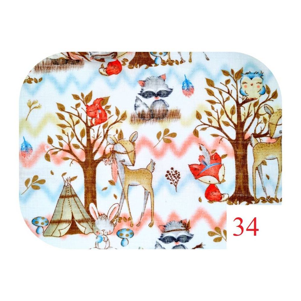 Sauskelnės - 7052 - TETRA PRINT - ATK - dydis 70x80 cm MIX PRINT 1 vnt