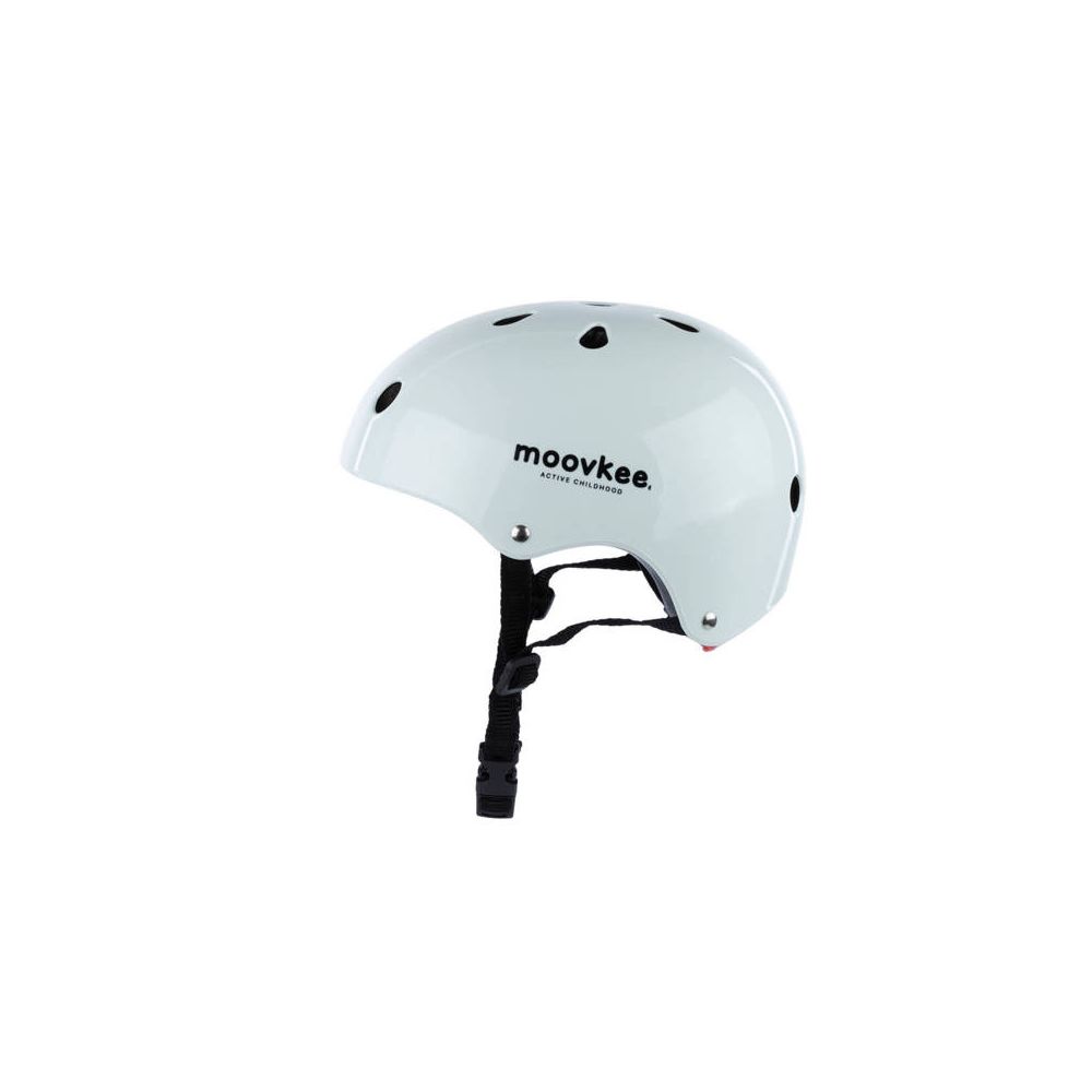 Dviračio šalmas - YF-1 - MOOVKEE - GLOSSY - WHITE - 48-55 dydis