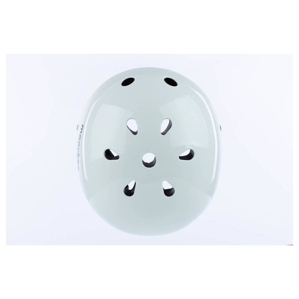 Dviračio šalmas - YF-1 - MOOVKEE - GLOSSY - WHITE - 48-55 dydis
