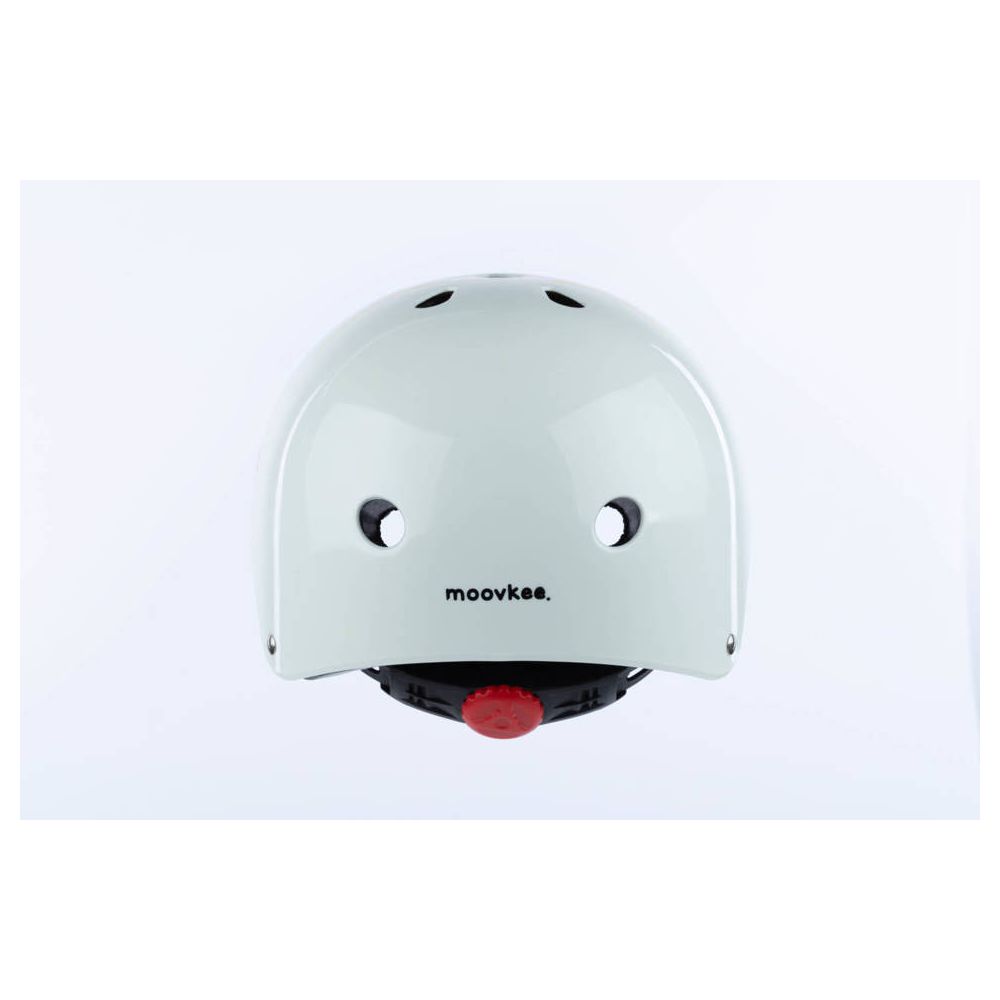 Dviračio šalmas - YF-1 - MOOVKEE - GLOSSY - WHITE - 48-55 dydis