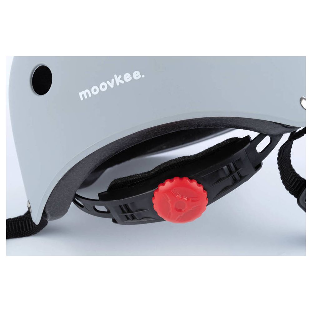 Dviračio šalmas - YF-1 - MOOVKEE - GLOSSY - WHITE - 48-55 dydis