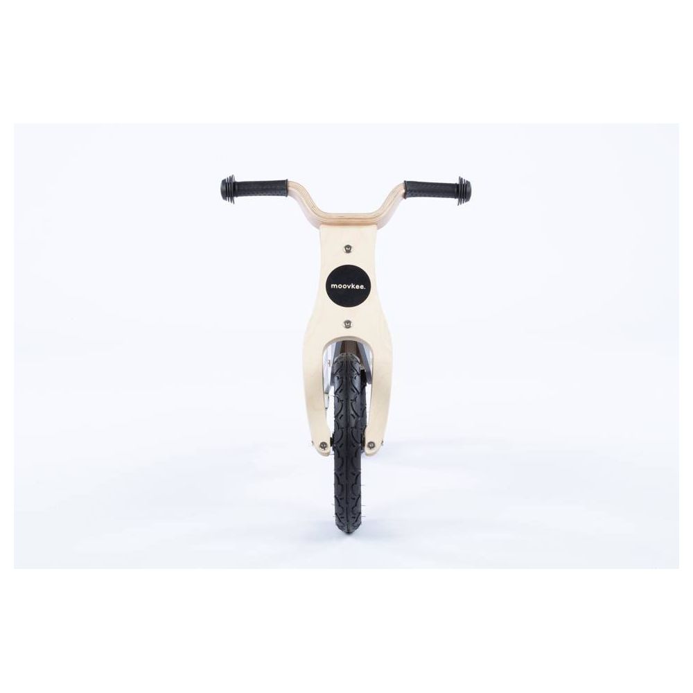 Balansinis dviratis - medinis - 0C074 - JACK - NATURAL WOOD & NICE BLACK - MOOVKEE