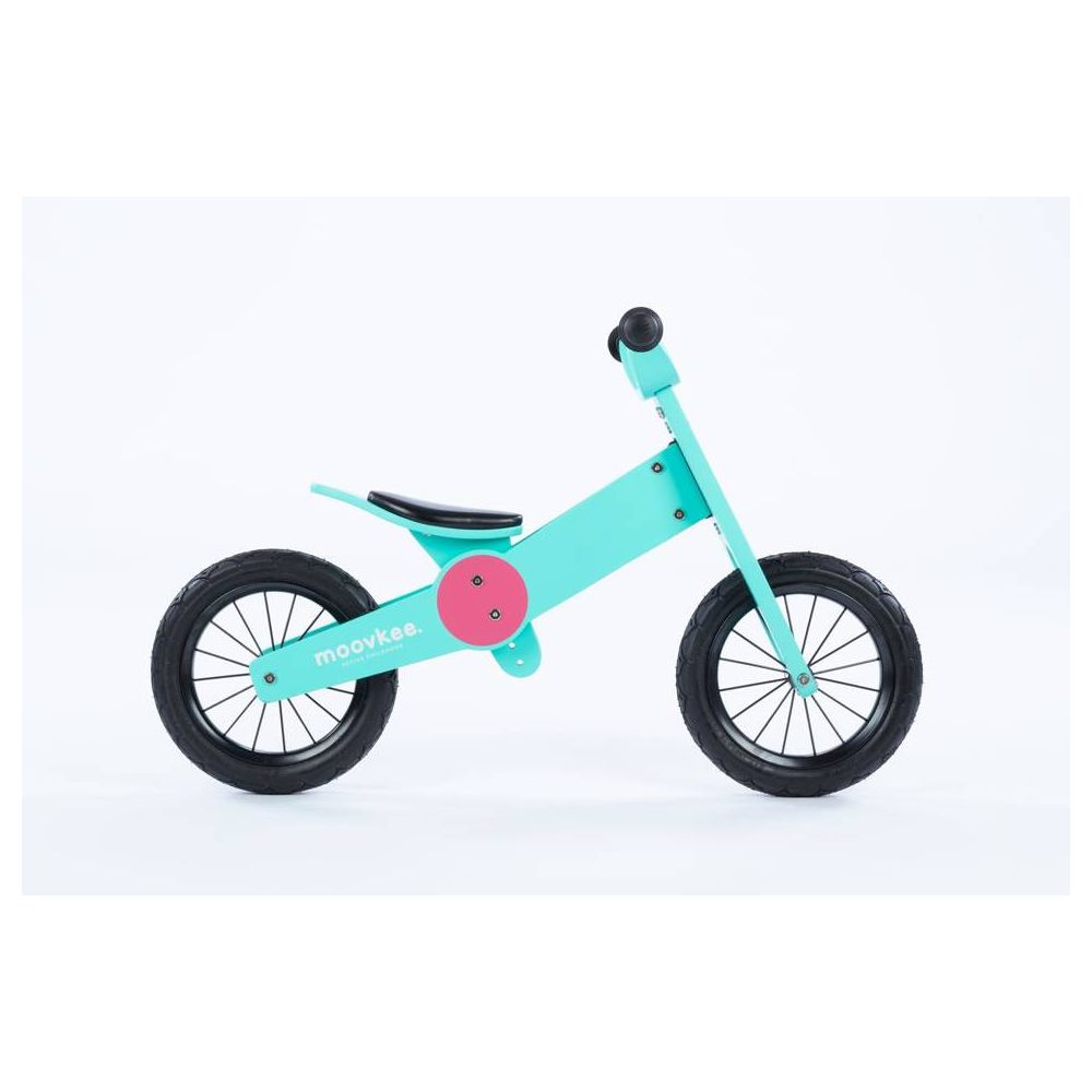 Balansinis dviratis - medinis - 0C074 - JACK - SWEET PINK & BABY BLUE - MOOVKEE